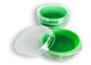 คอนเทนเนอร์เข้มข้น Silicone สีเขียว, คอนเทนเนอร์คอนเทนเนอร์โพลีสไตรีนขนาด 5ml ผู้ผลิต